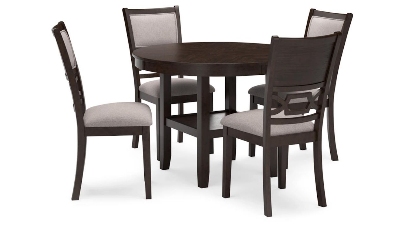 Picture of Langwest 5-Piece Dining Set - Brown