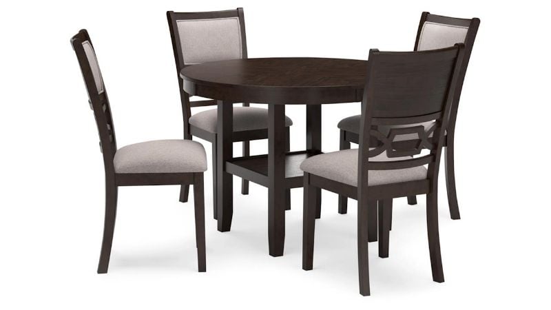 Picture of Langwest 5 Piece Dining Set - Brown