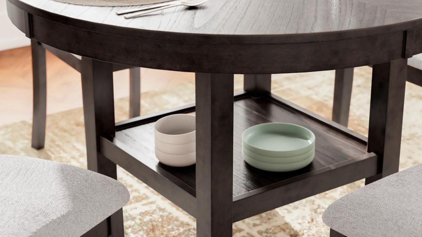 Picture of Ashlee 5-Piece Dining Set - Brown