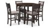 Picture of Langwest 5-Piece Counter Height Dining Set - Brown