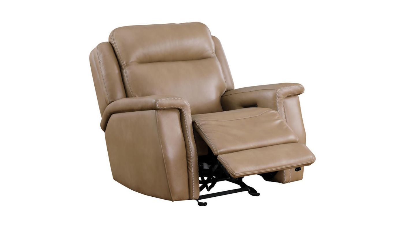 Picture of Fischer Leather Glider Recliner - Saddle