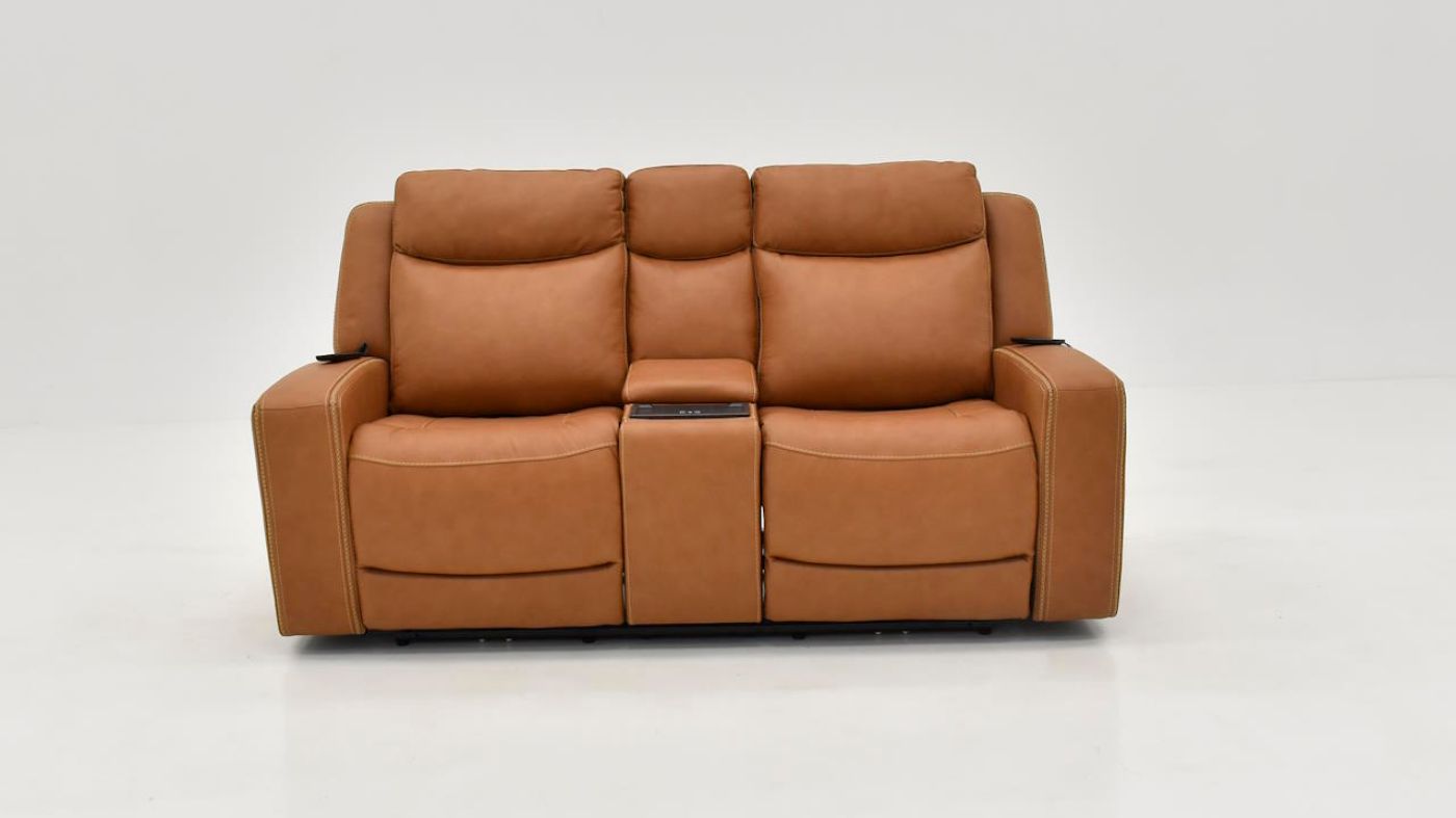 Picture of Aline Butternut Power Reclining Loveseat