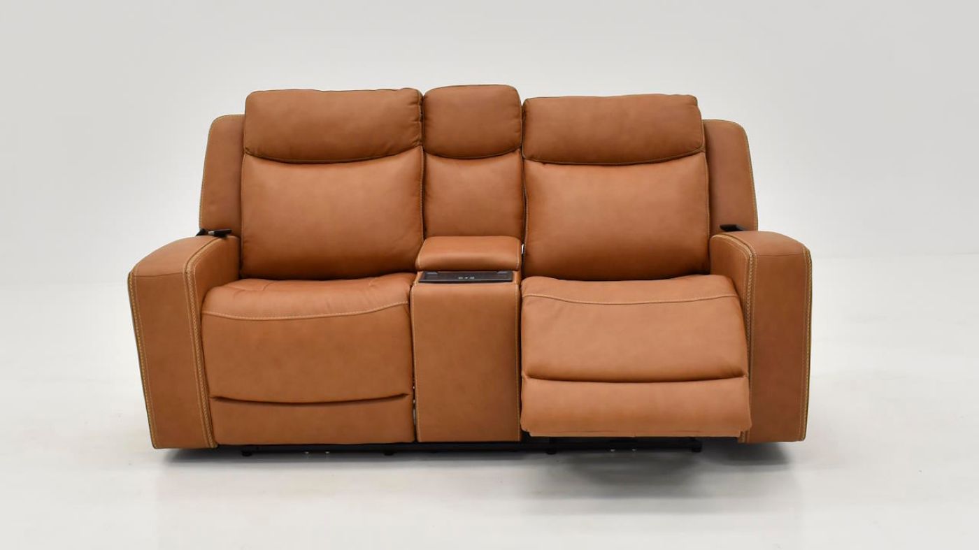Picture of Aline Butternut Power Reclining Loveseat