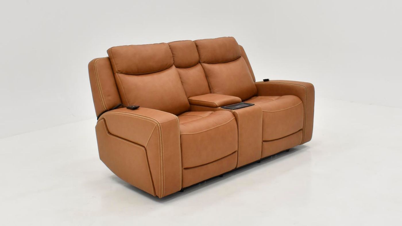 Picture of Aline Butternut Power Reclining Loveseat