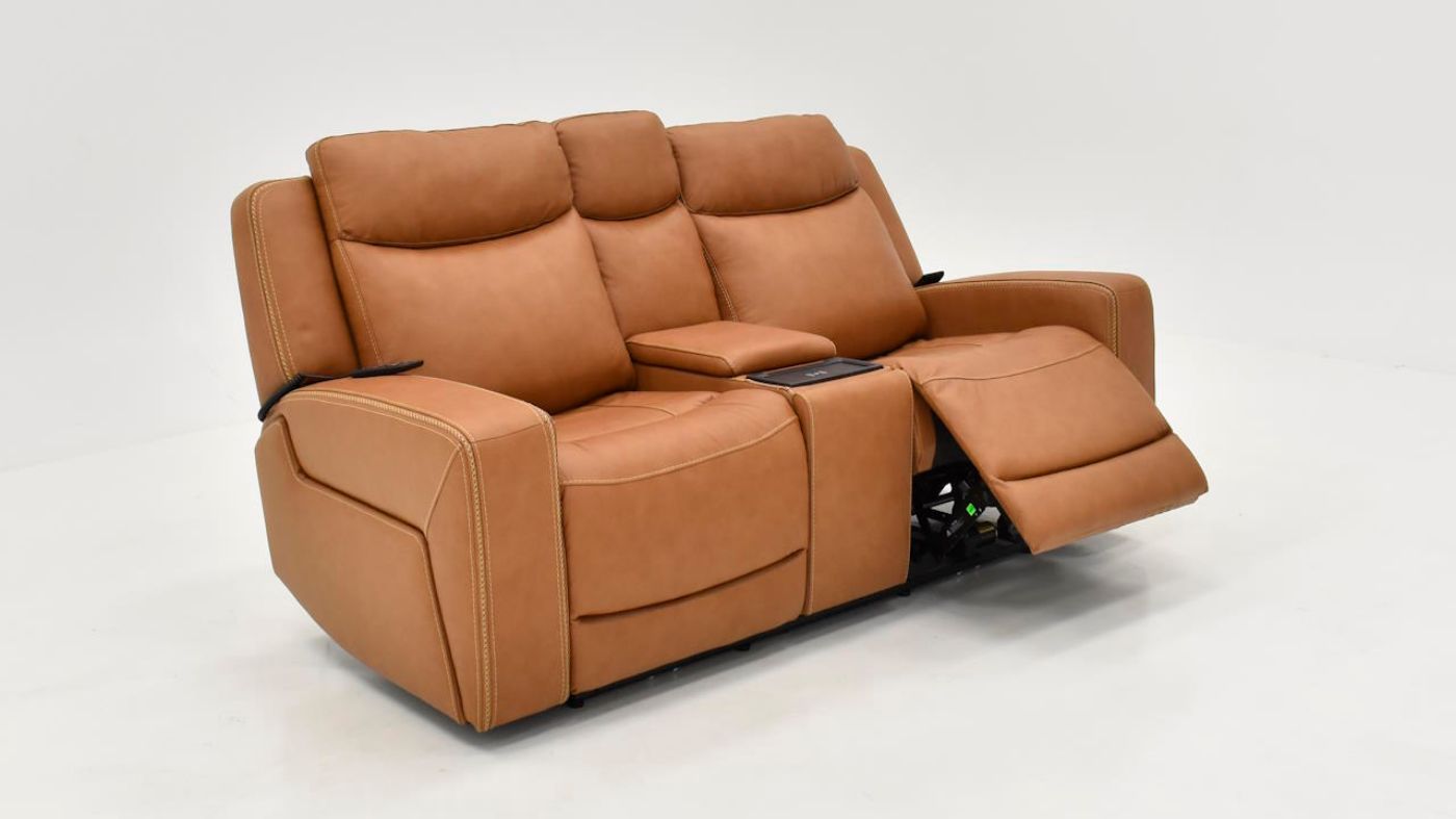 Picture of Aline Butternut Power Reclining Loveseat