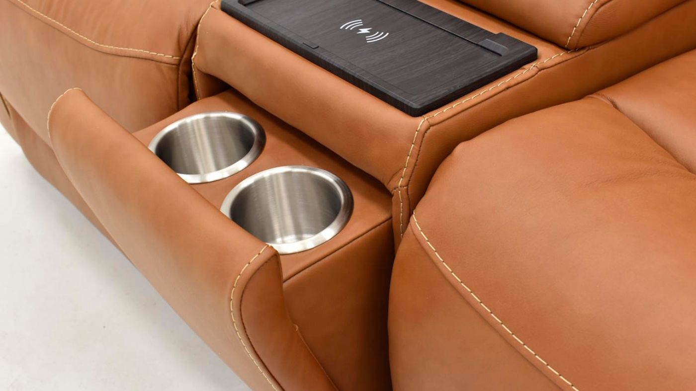 Picture of Aline Butternut Power Reclining Loveseat
