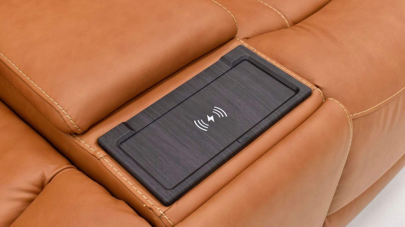 Picture of Aline Butternut Power Reclining Loveseat