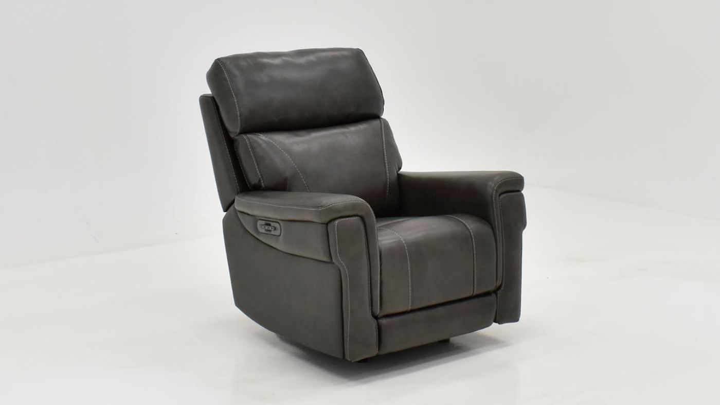 Picture of Rainier Power Leather Rocker Recliner