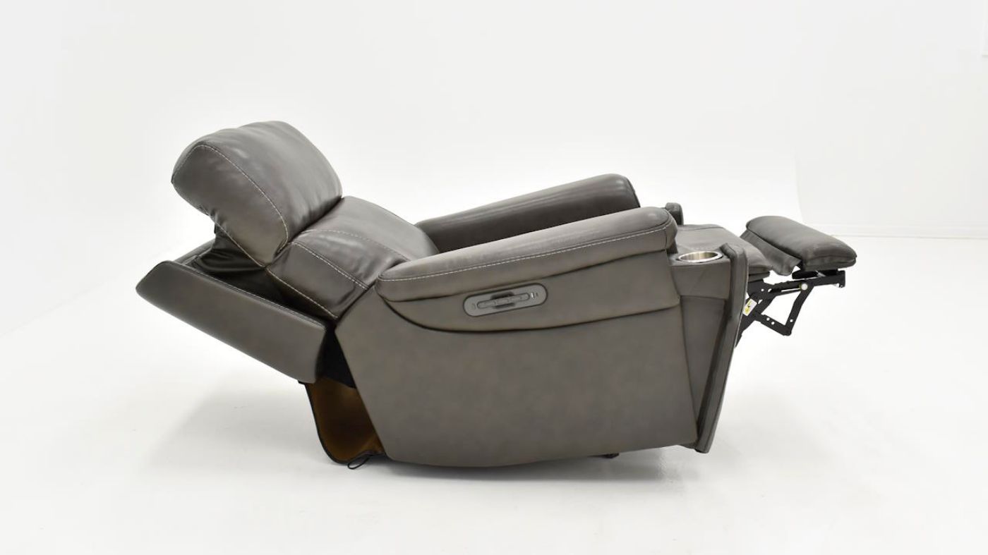 Picture of Rainier Power Leather Rocker Recliner