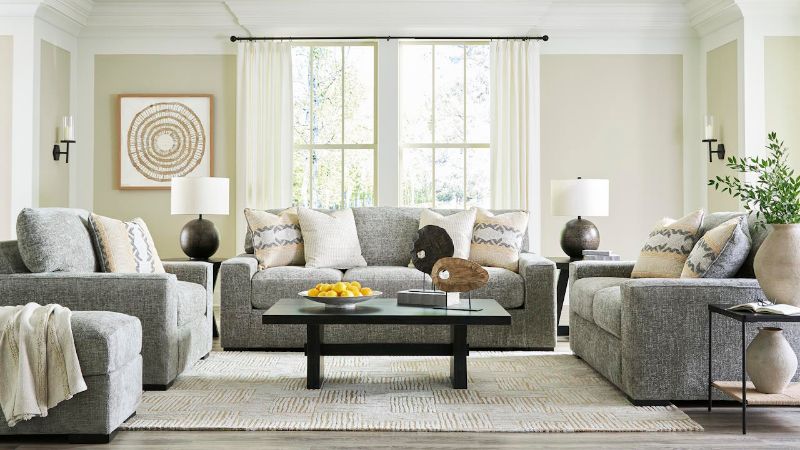 Dunmor Sofa Set - Graphite | Home Furniture