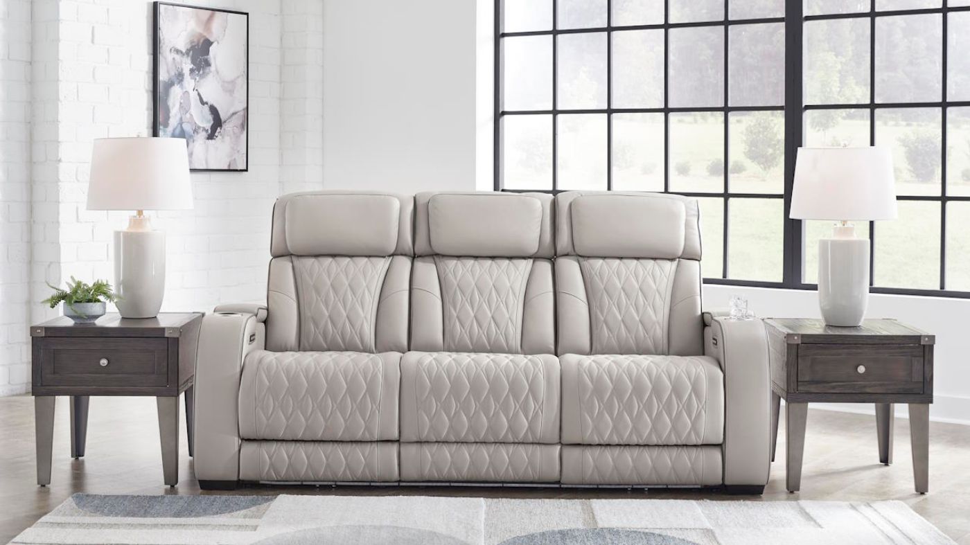 Picture of Boyington Power Reclining Sofa - Gray