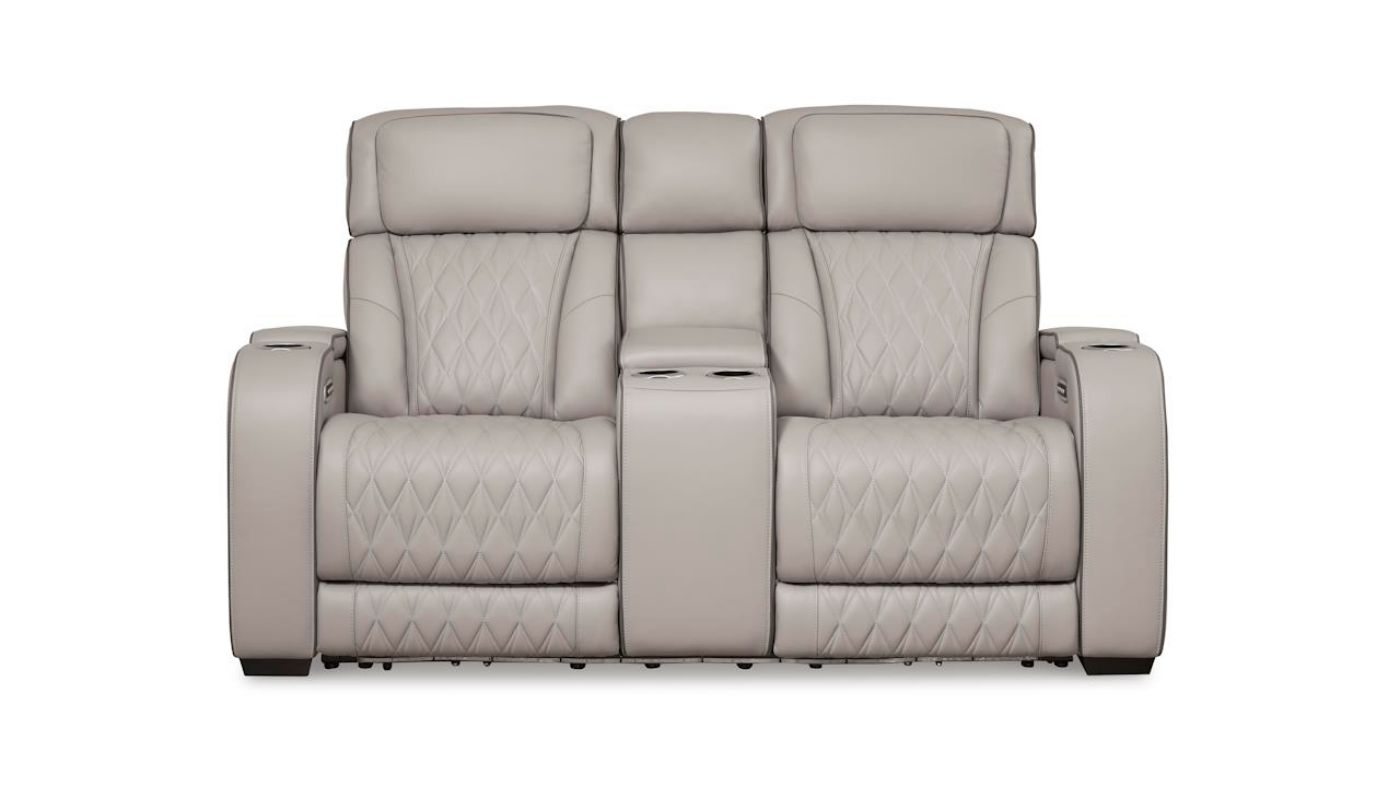 Picture of Boyington Power Reclining Loveseat - Gray