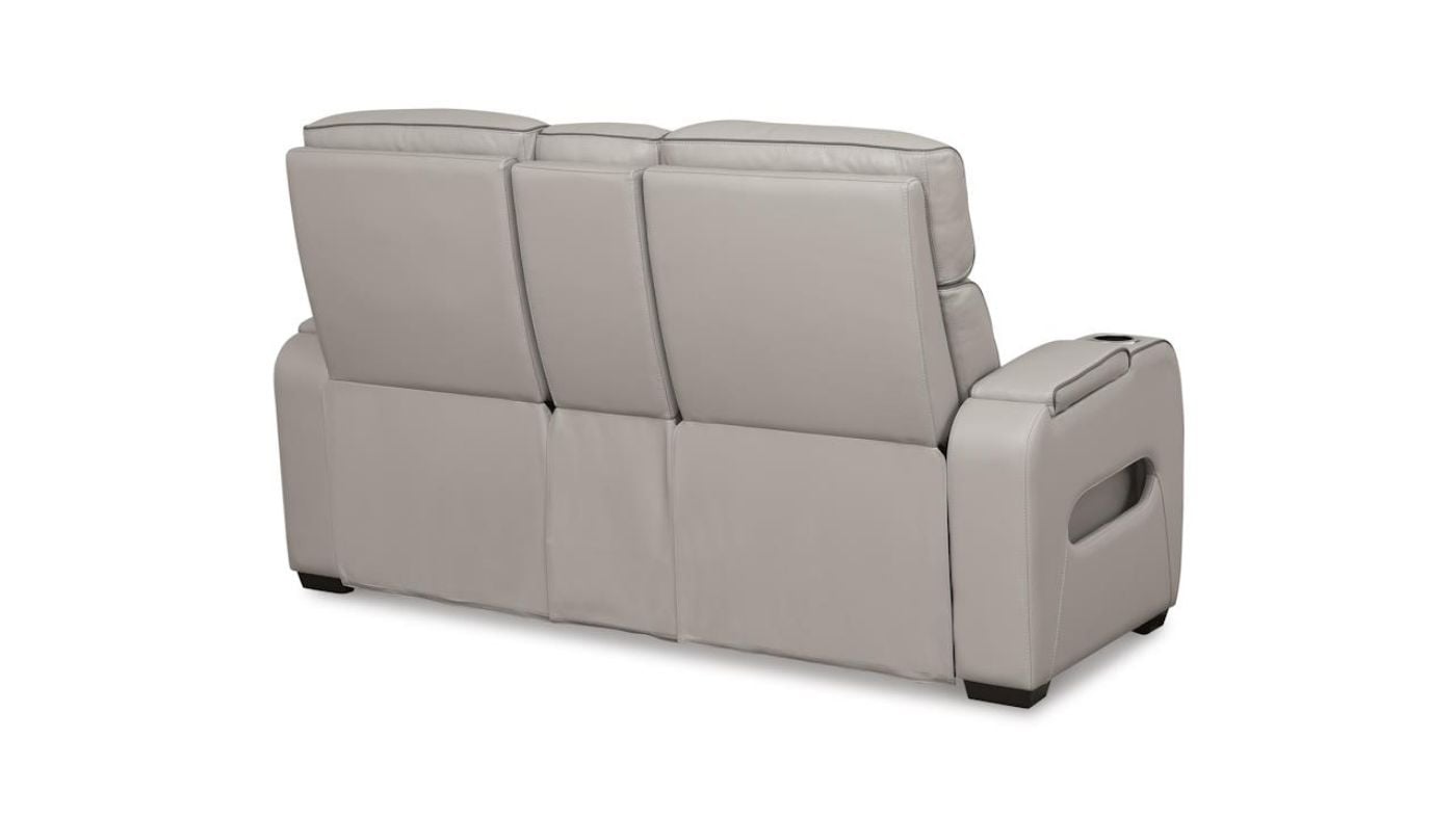 Picture of Boyington Power Leather Loveseat - Gray