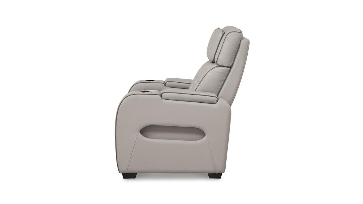 Picture of Boyington Power Leather Recliner - Gray
