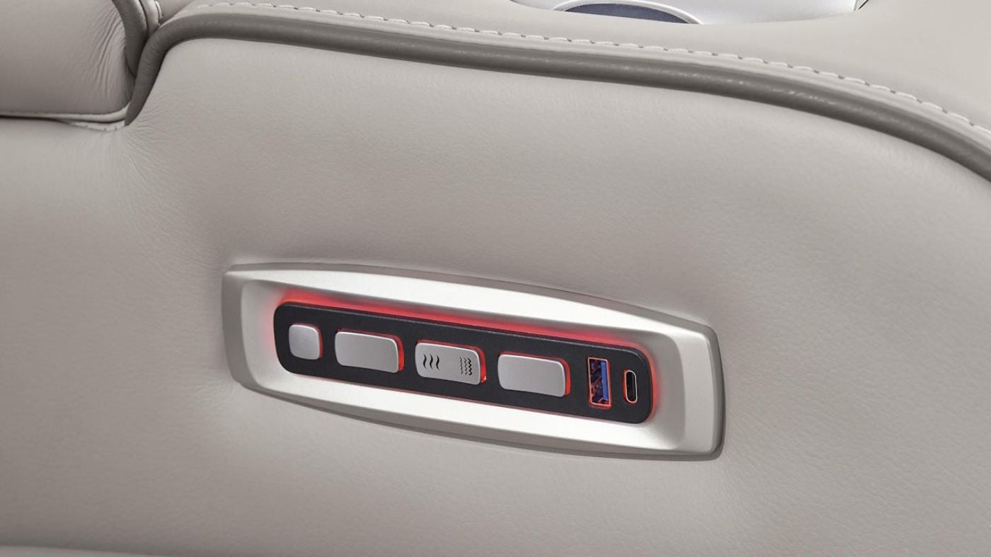 Picture of Boyington Power Leather Recliner - Gray