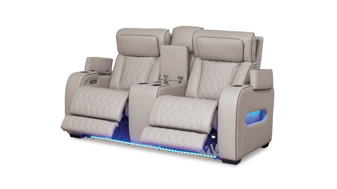 Picture of Boyington Power Reclining Sofa Set - Gray