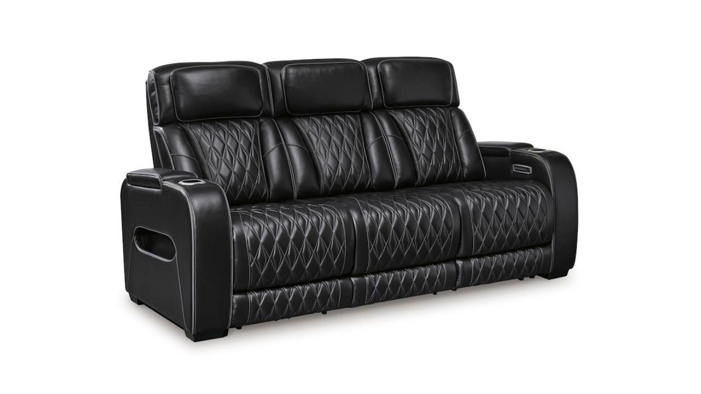 Picture of Boyington Power Reclining Sofa Set - Black