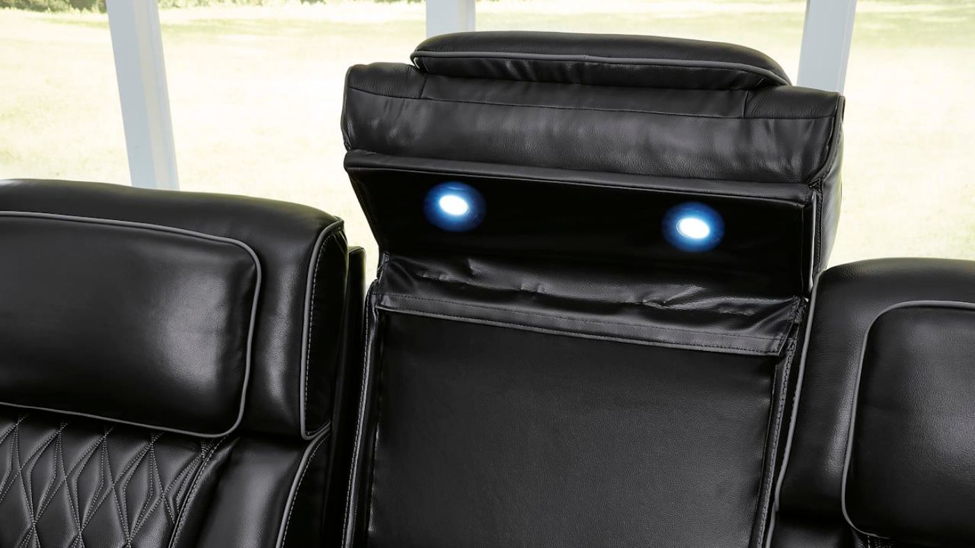 Picture of Boyington Power Reclining Sofa Set - Black