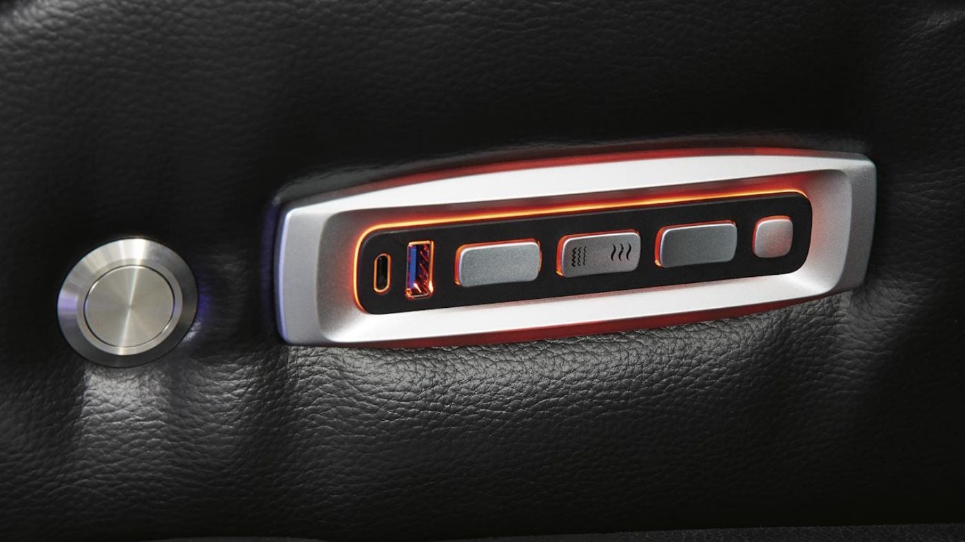 Picture of Boyington Power Leather Sofa Set - Black