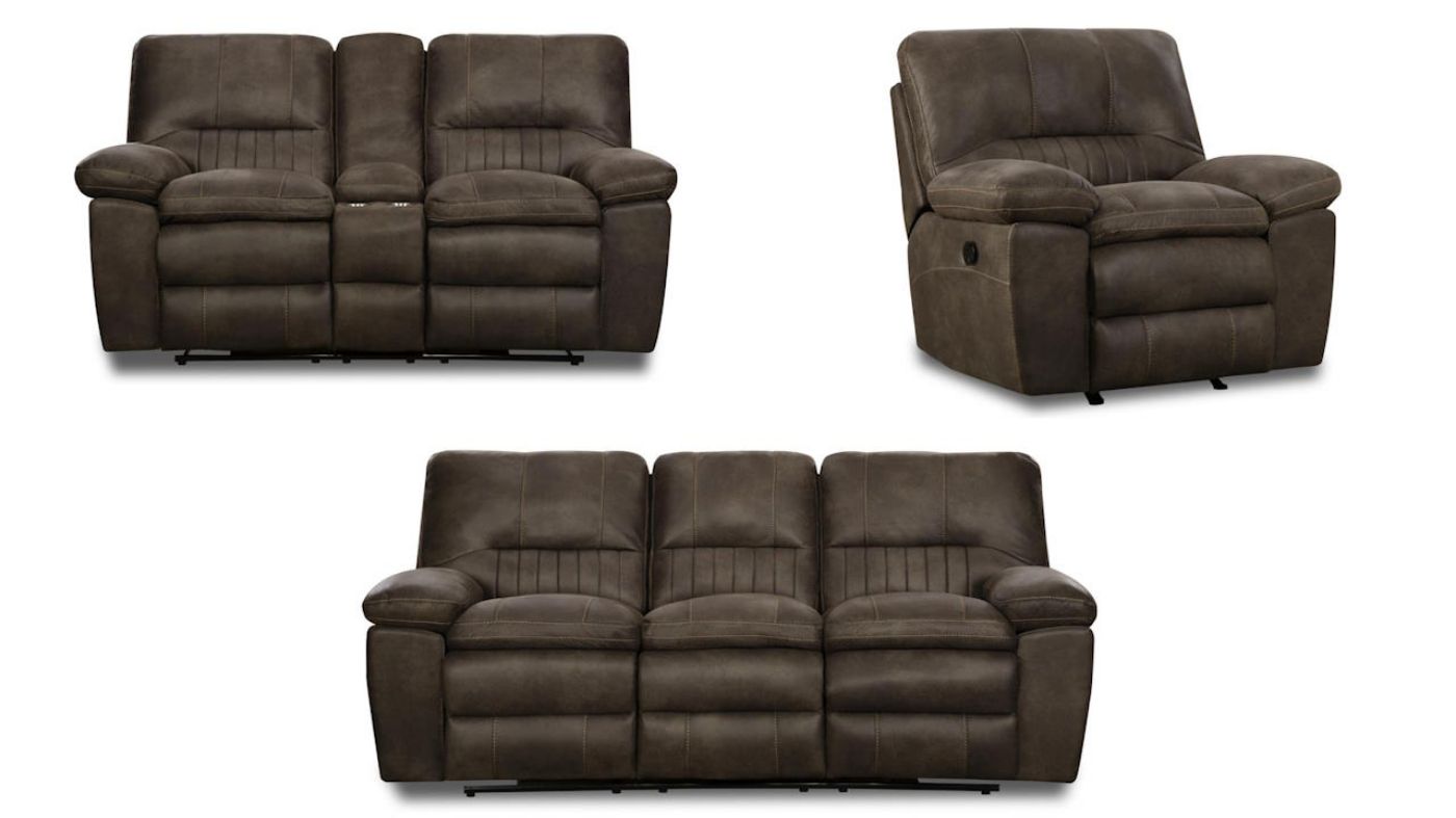 Picture of Commander Sofa Set - Brown