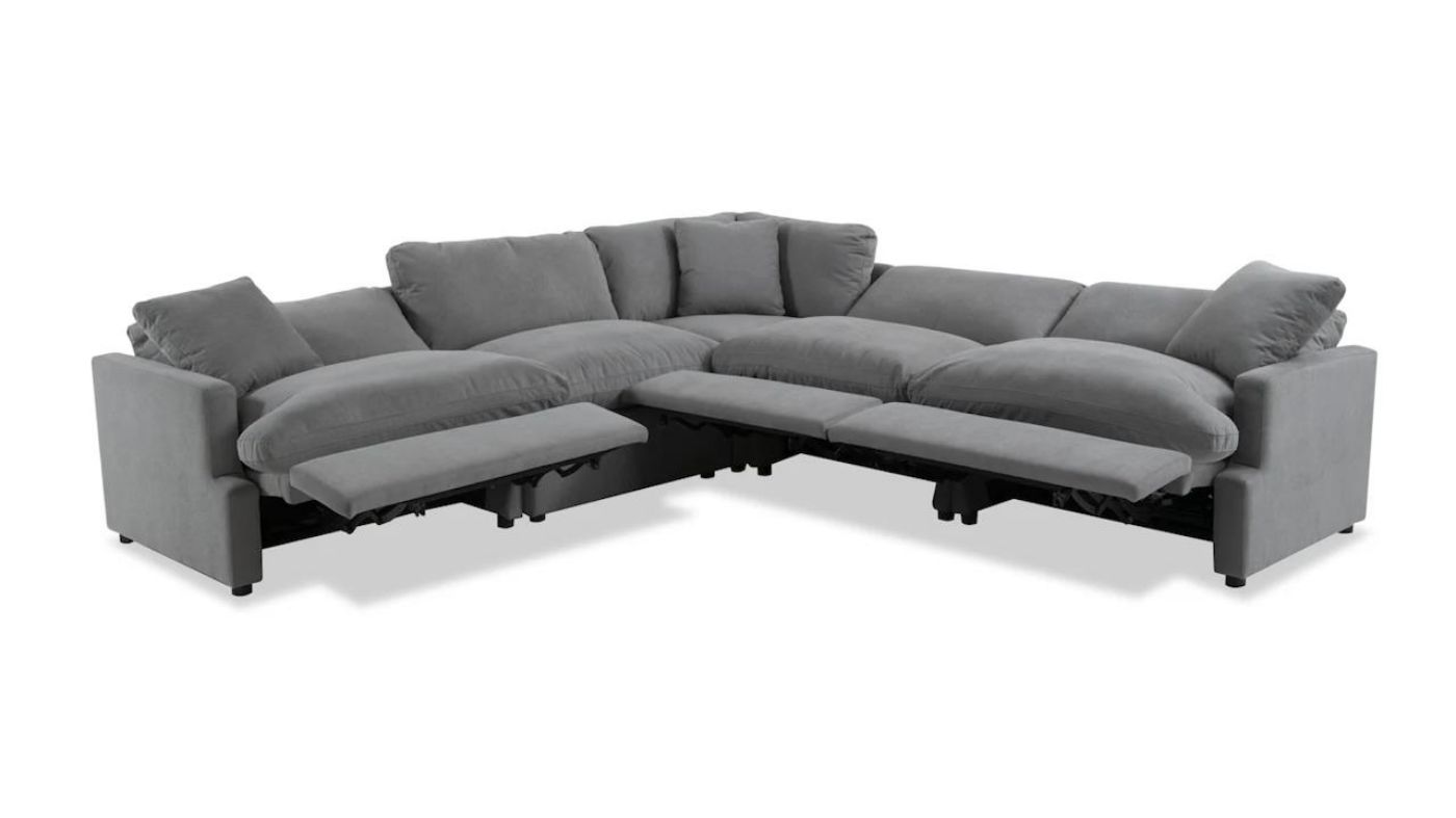 Picture of Cole Power Sectional - Gray