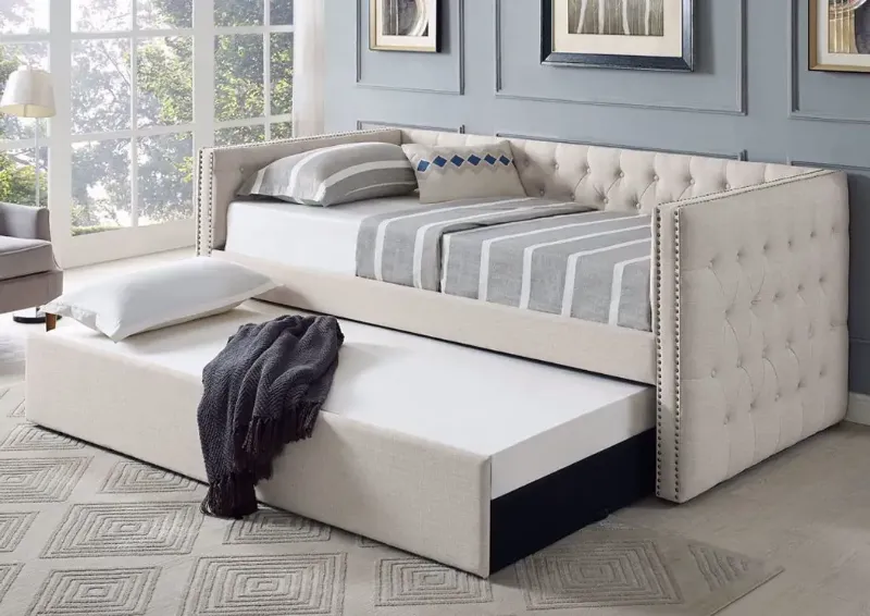Picture of Trina Daybed with Trundle  - White