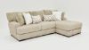 Picture of Tweed Sofa Chaise - Light Brown