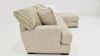 Picture of Tweed Sofa Chaise - Light Brown