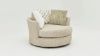 Picture of Tweed Swivel Chair - Light Brown