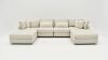 Picture of Hogan Double Chaise Sectional Sofa - Off White