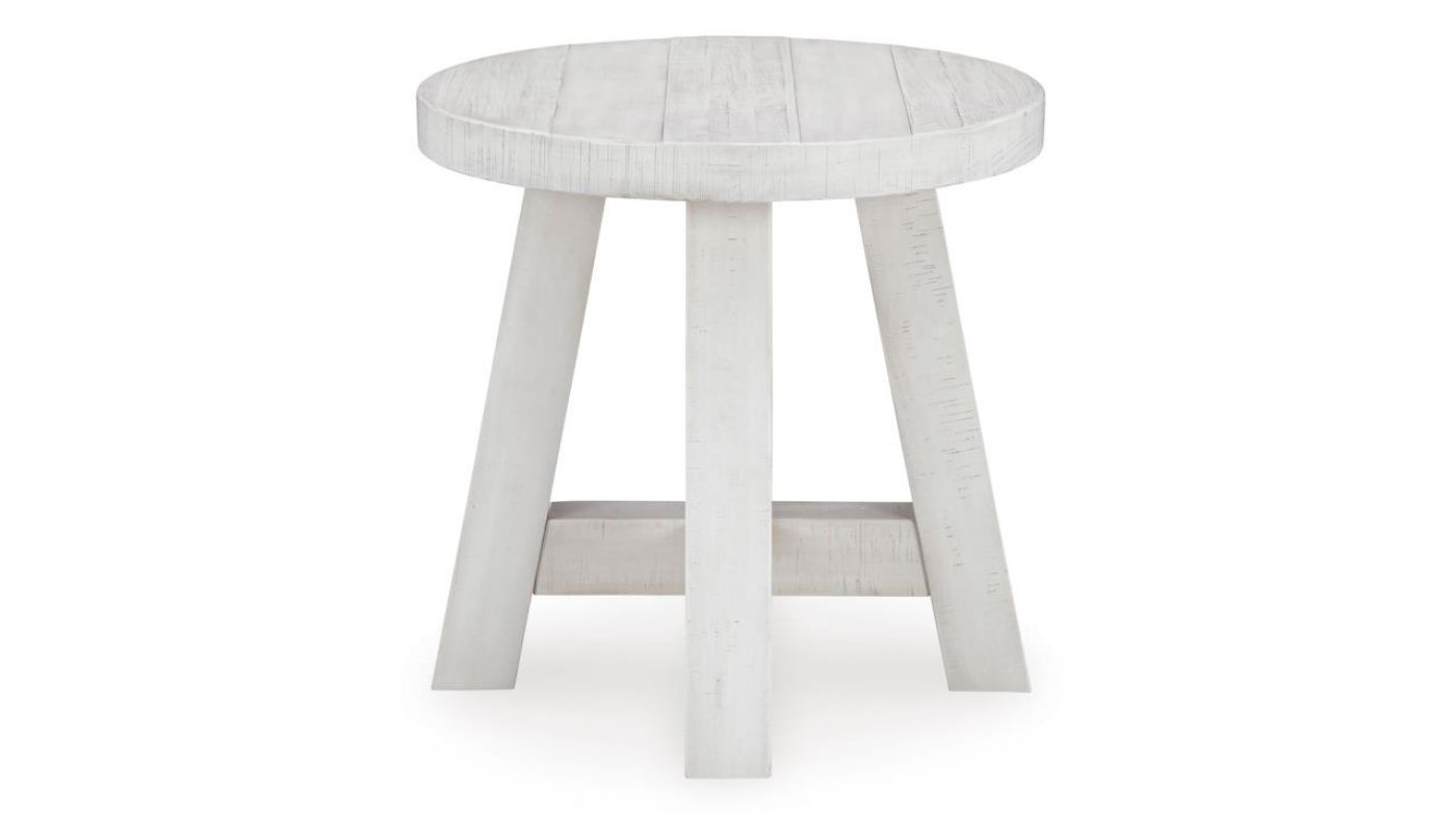 Picture of Jallison Round End Table - White