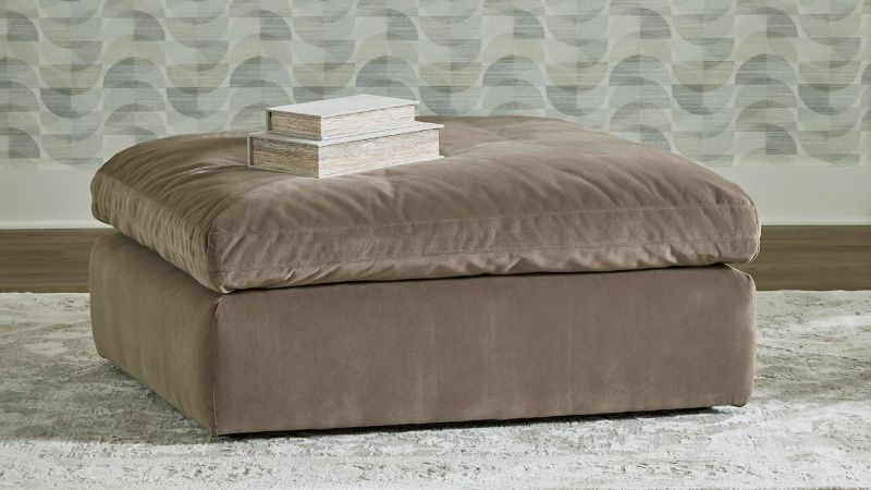 Picture of Sophie Oversized Ottoman - Brown