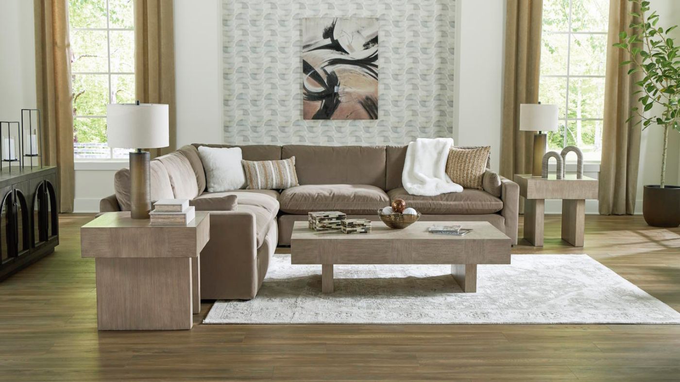 Picture of Sophie Sectional - Brown