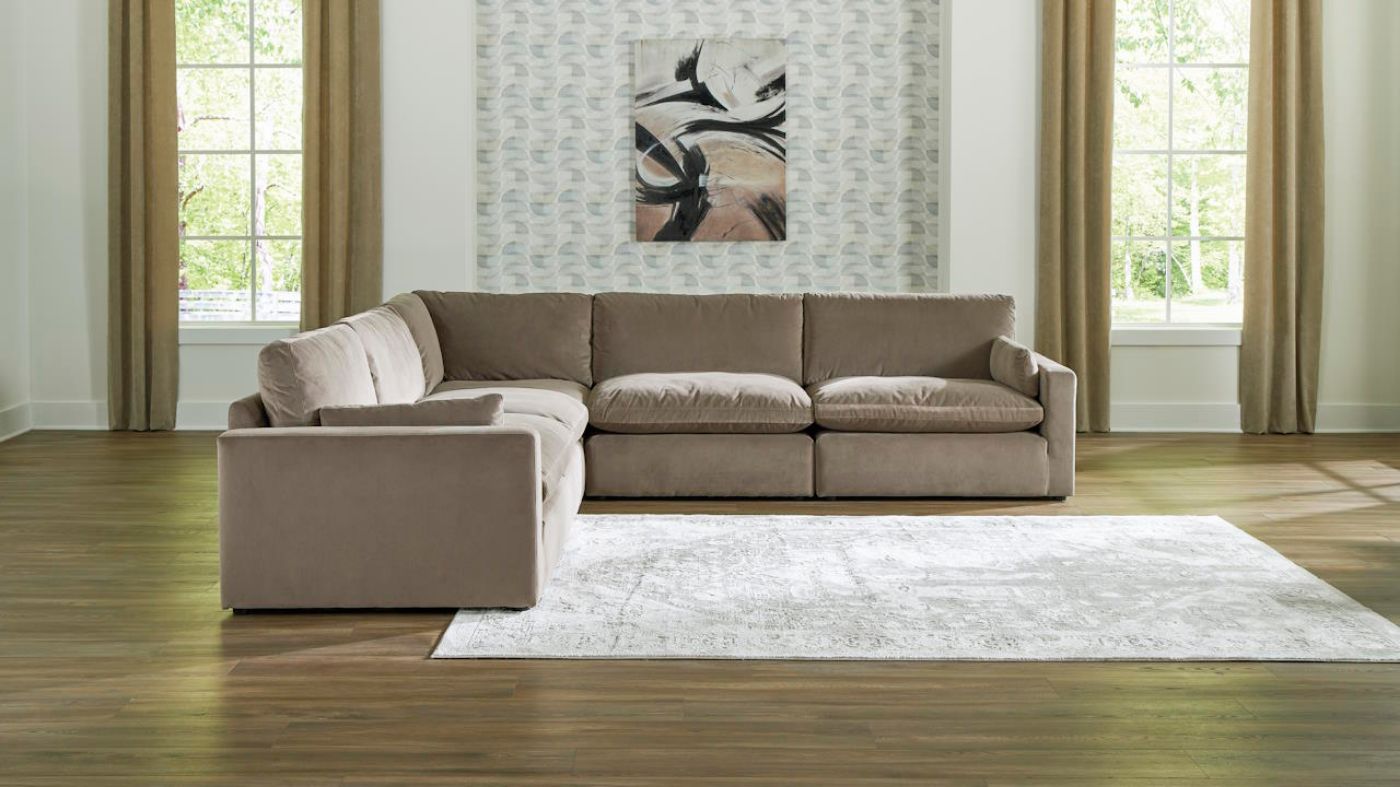 Picture of Sophie Sectional - Brown