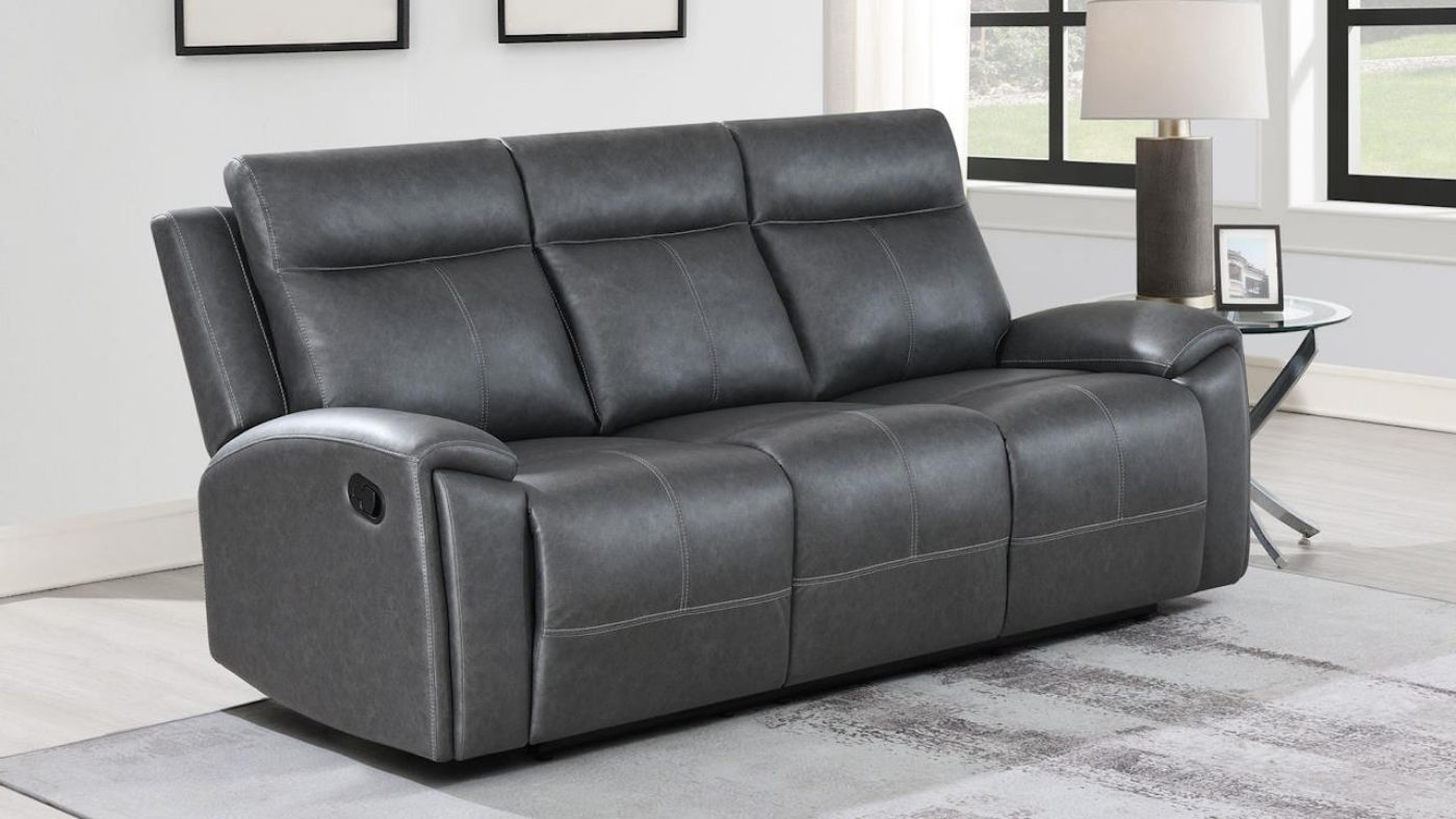 Picture of Gaston Reclining Sofa - Gray