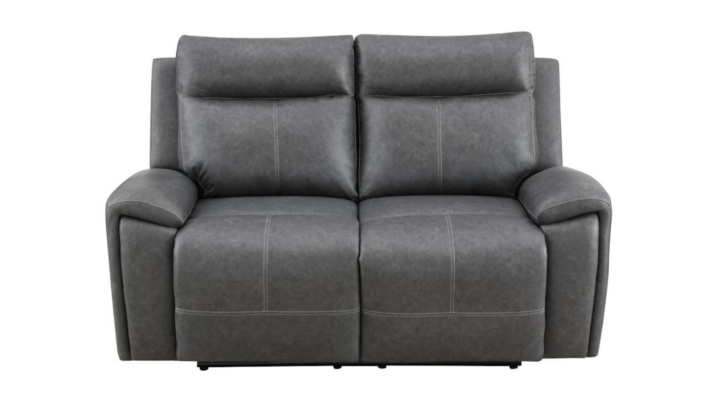 Picture of Gaston Reclining Loveseat - Gray