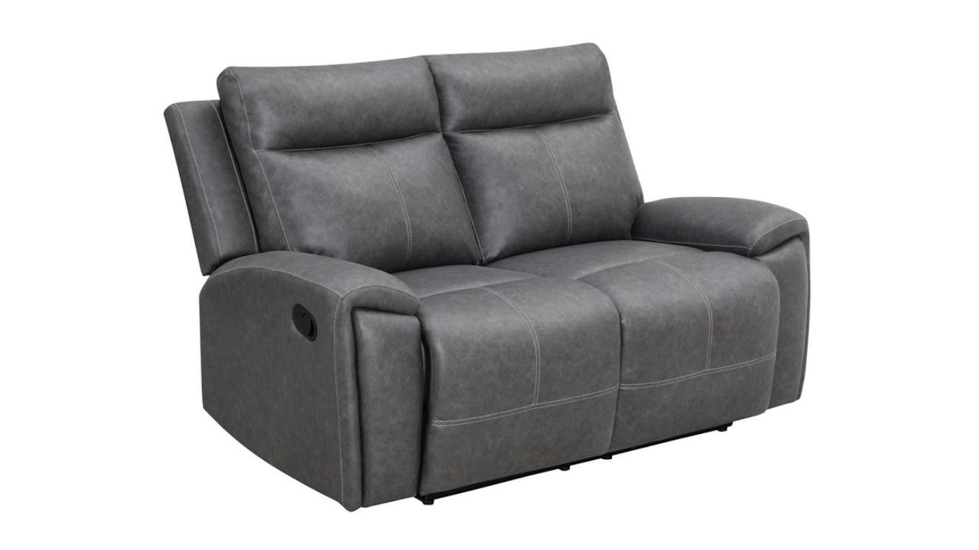 Picture of Gaston Reclining Loveseat - Gray