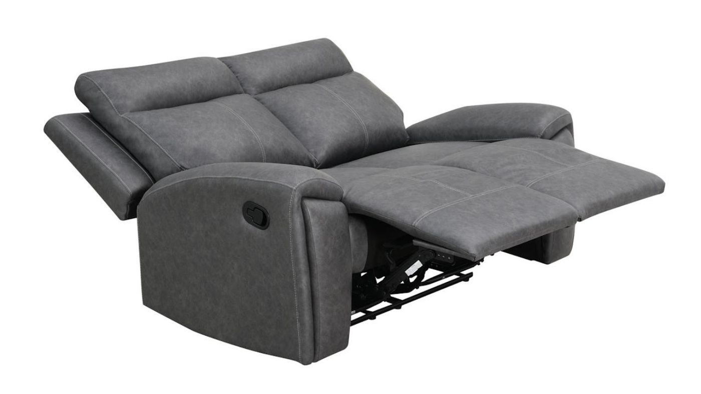 Picture of Gaston Reclining Loveseat - Gray