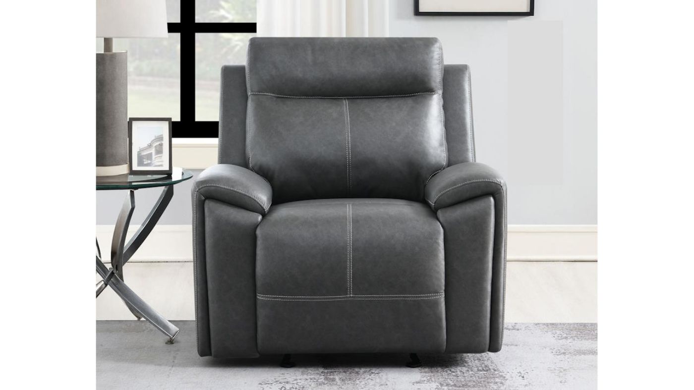 Picture of Gaston Glider Recliner - Gray