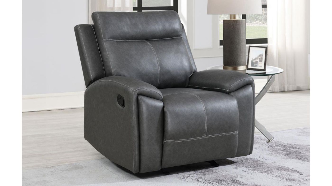 Picture of Gaston Glider Recliner - Gray