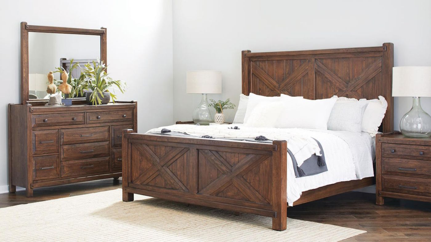 Picture of Ponderosa Queen Panel Bed Set