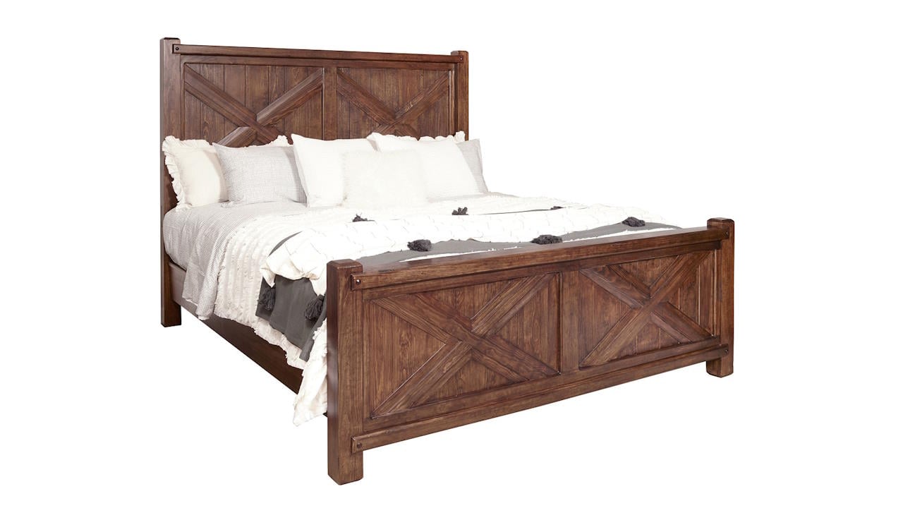 Ponderosa Queen Panel Bed Set | Home Furniture