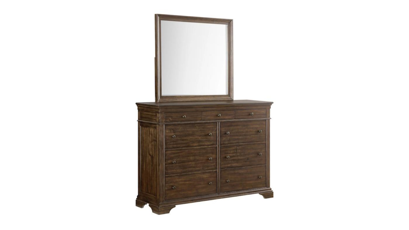 Picture of Richland King Sleigh Bedroom Set - Brown