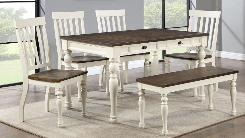 Picture of Joanna 6-Piece Dining Set - White