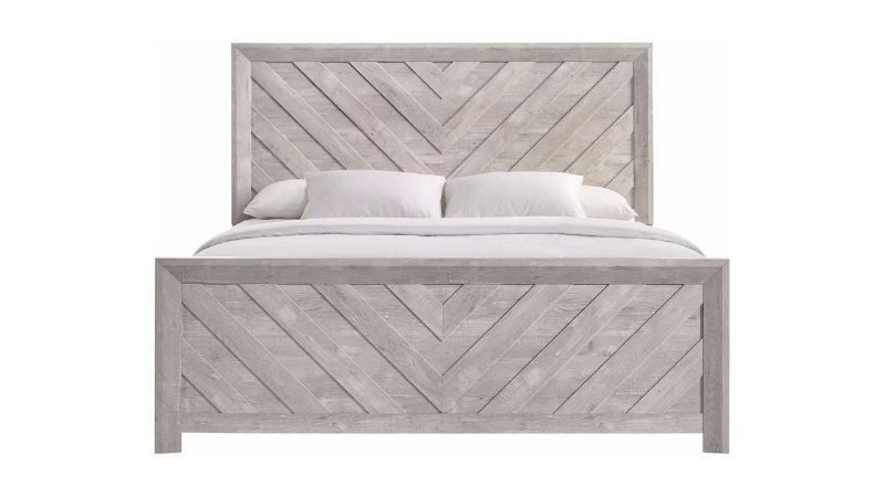 Picture of Ellen King Panel Bed - White