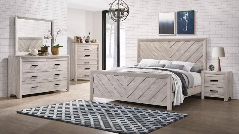 Picture of Ellen Full Panel Bedroom Set - White