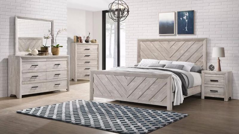 Picture of Ellen Twin Panel Bedroom Set - White