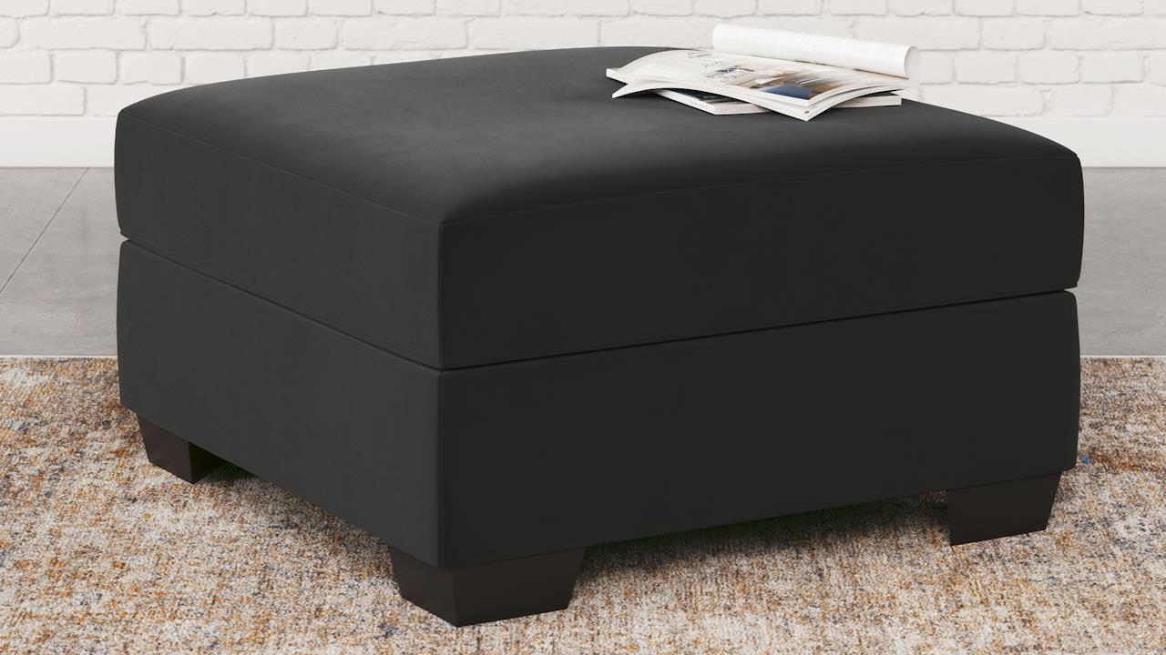 Darcy Ottoman - Black 