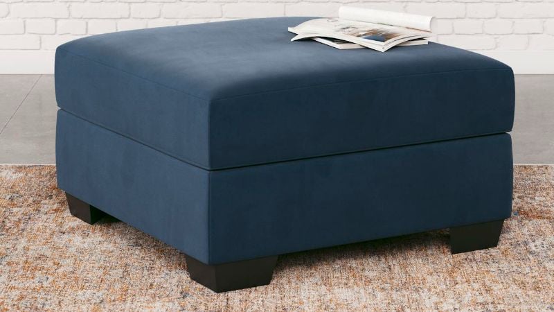 Picture of Darcy Ottoman - Blue