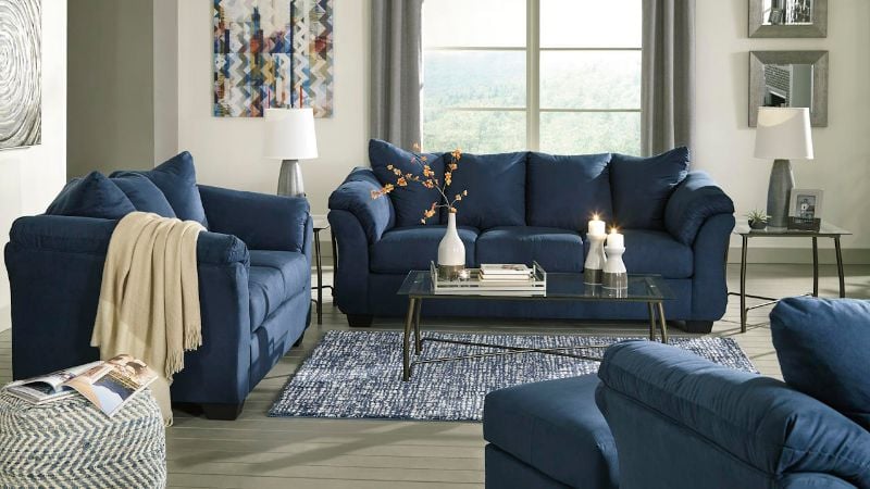 Picture of Darcy Sofa Set - Blue